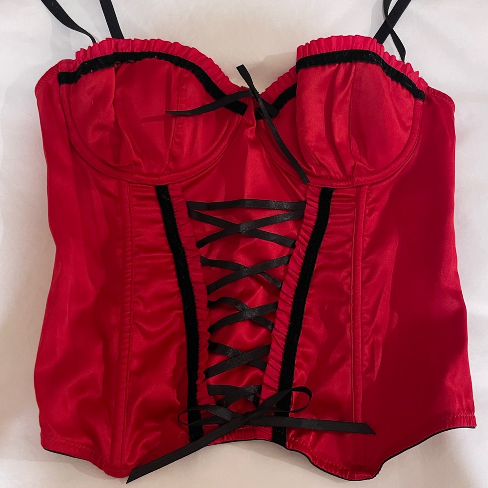 Red & Black Corset